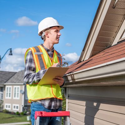 An Inspector Checking the Roof | Roof Inspection Service